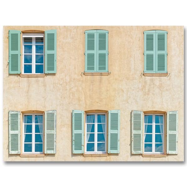 4O - 2F, Les facades de Saint-Tropez. 4 Ouvertes et 2 Fermées par Yvon HAZE